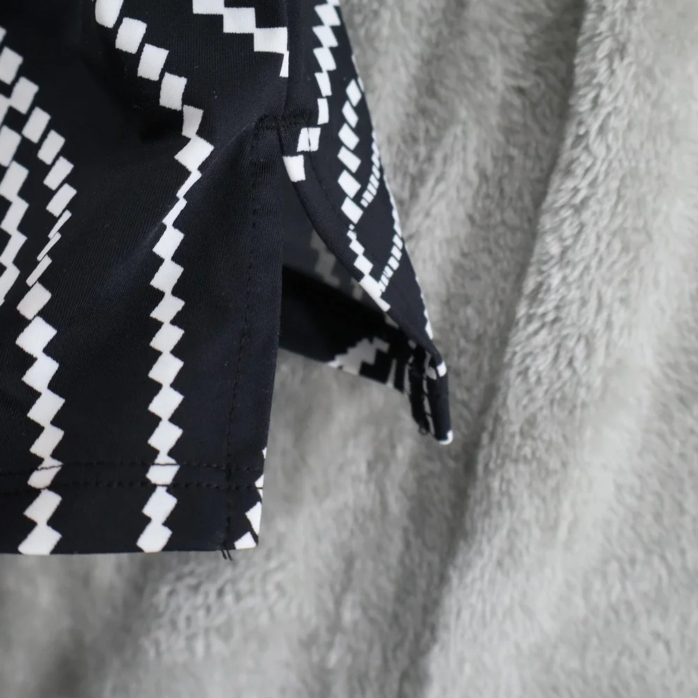 Swim Solutions Romper Swimsuit Women 20W Black Leaf Print Tummy Control $122 NWT - Picture 13 of 16